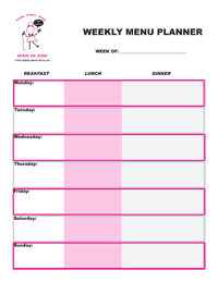 MMZ Weekly Menu Planner thumb