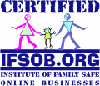 Certified family safe by IFSOB.ORG